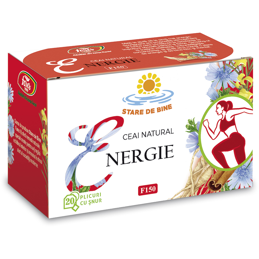 Ceai Energie, 20 plicuri, Fares