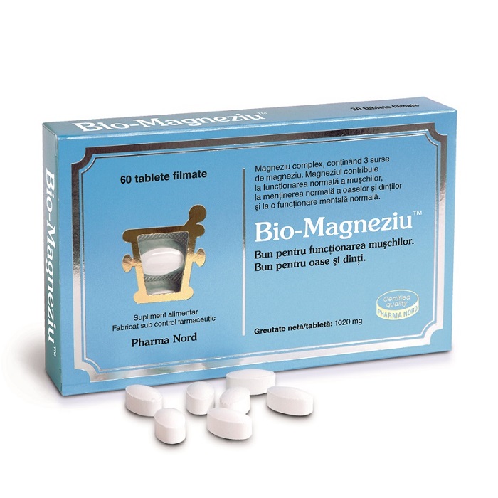 elite married crystal Bio-Magneziu, 60 tablete, Pharma Nord : Farmacia Tei online