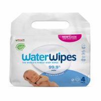 Servetele umede pentru bebelusi, 4 x 60 bucati, WaterWipes