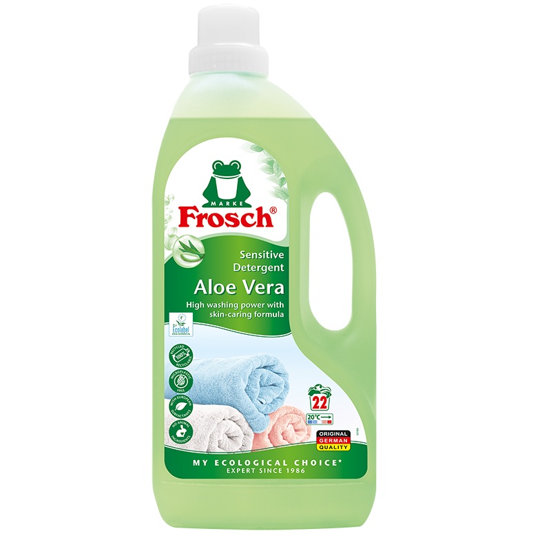 Detergent lichid pentru rufe cu parfum de aloe vera, 150 ml, Frosch