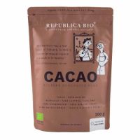 Pulbere ecologica pura de cacao, 200 g, Republica Bio