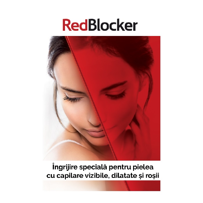 Pachet RedBlocker, 30 comprimate + 30 comprimate + Masca cu argila rosie RedBlocker, 50 ml, Aflofarm