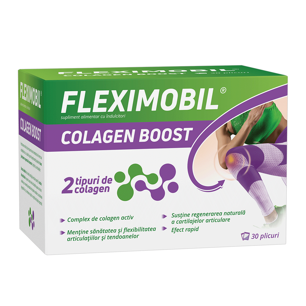 Supliment antirid cu colagen Collagen Express, 10 plicuri, Biocyte