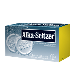 Alka-Seltzer, 324 mg, 10 comprimate efervescente, Bayer