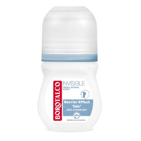 Deodorant roll-on Invisible Fresh, 50 ml, Borotalco
