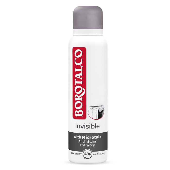 Deodorant spray Invisible Dry, 150 ml, Borotalco