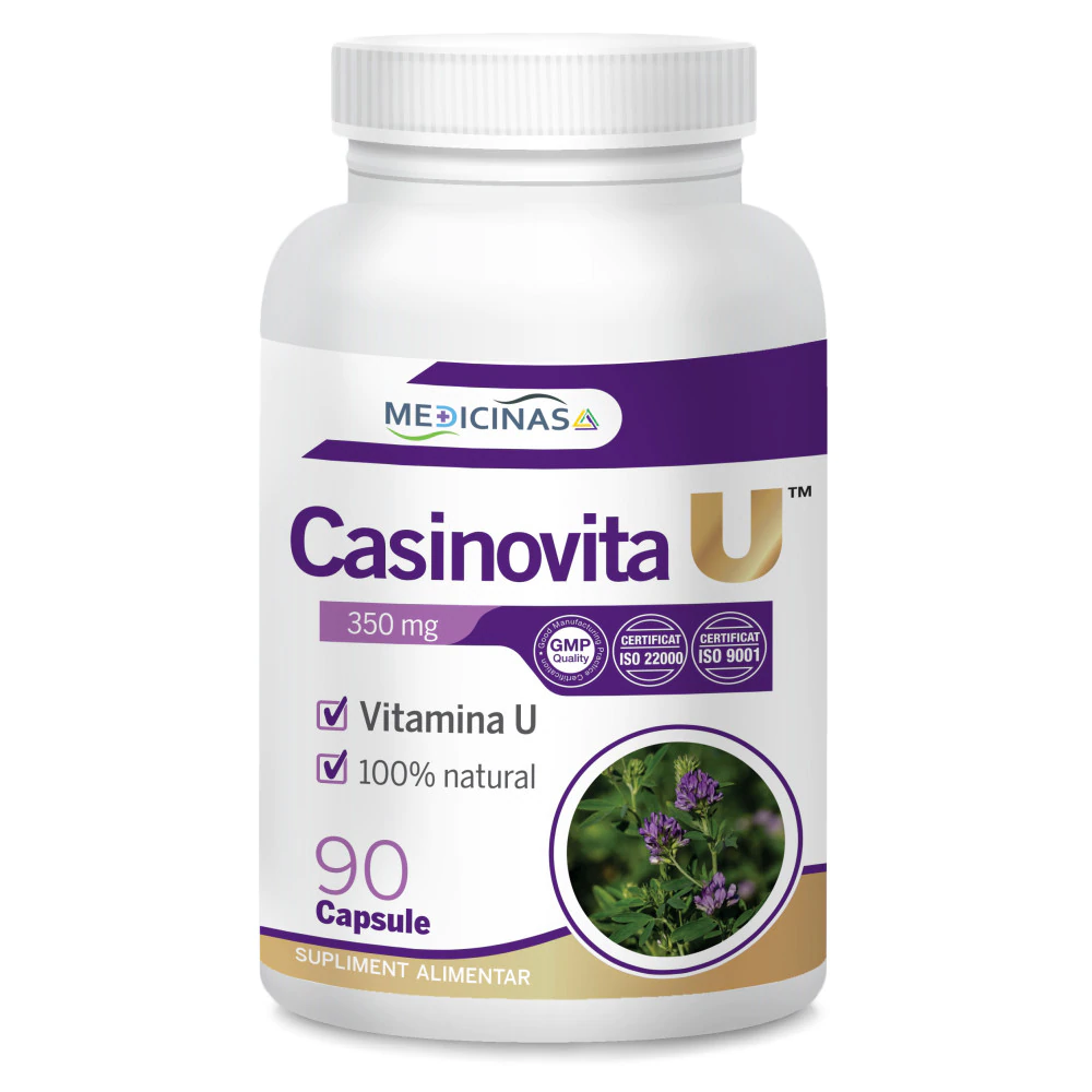 Vitamina U Casinovita U, 90 capsule, Medicinas