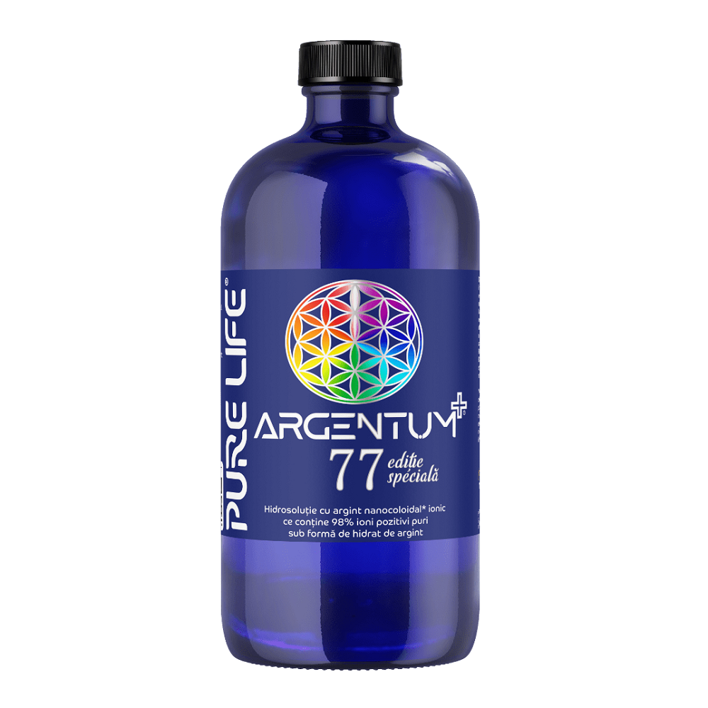 Argint nanocoloidal Argentum+ Editie Speciala, 480 ml, Pure Life
