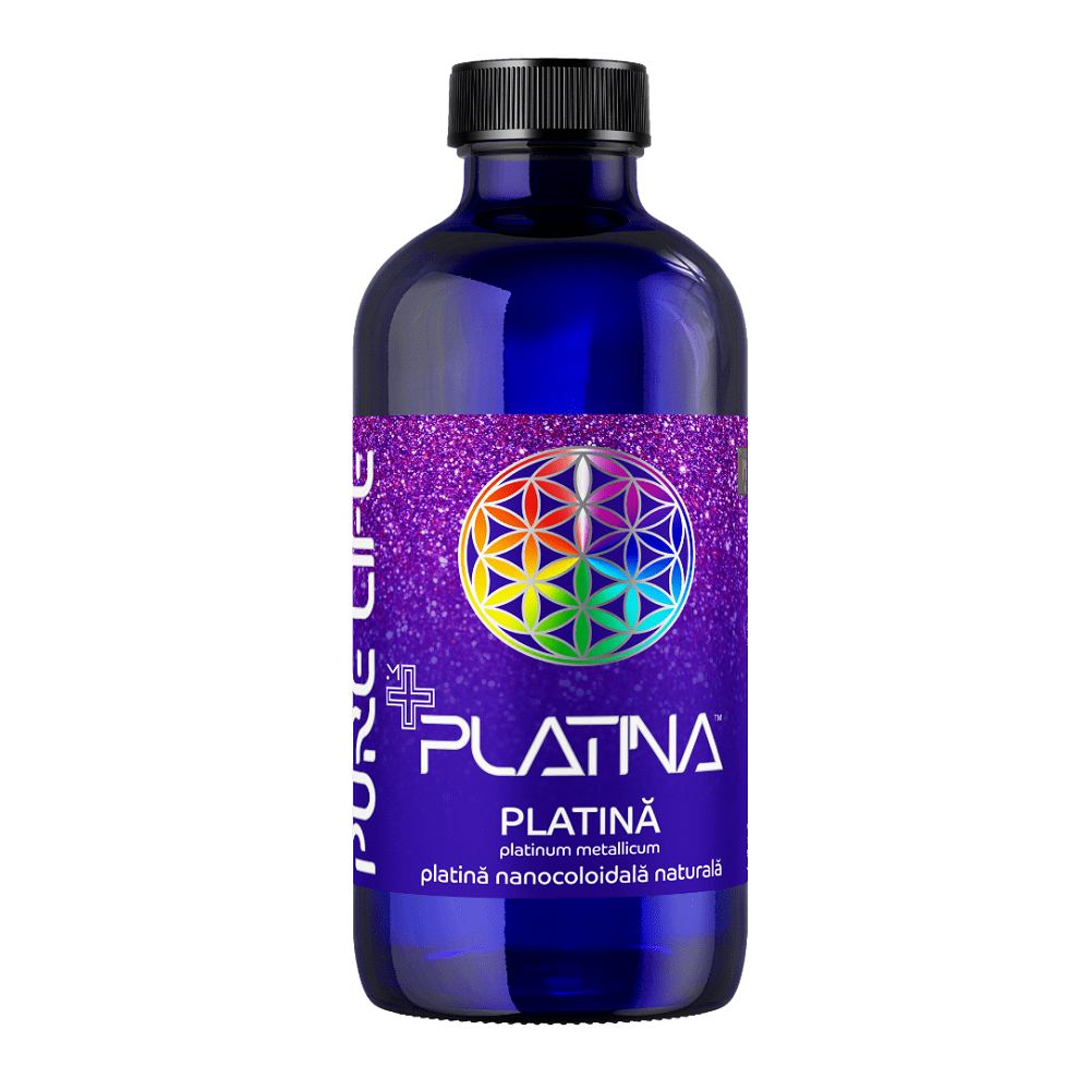 Platina coloidala Minerals+ Platina, 240 ml, Pure Life