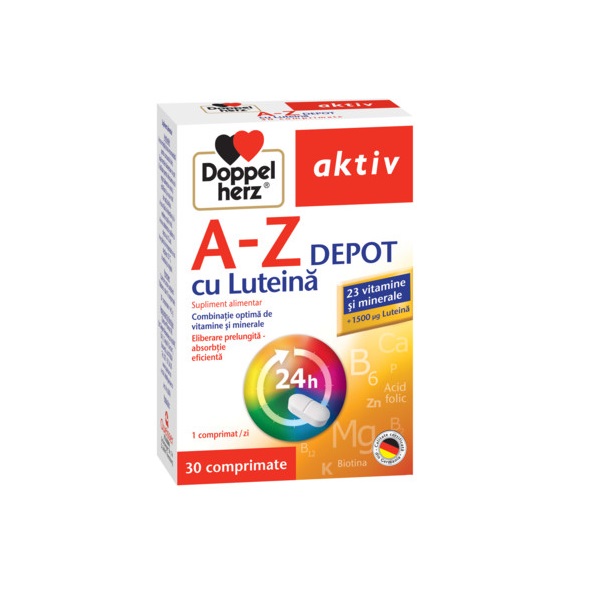 A-Z Depot cu Luteina Aktiv, 30 comprimate, Doppelherz