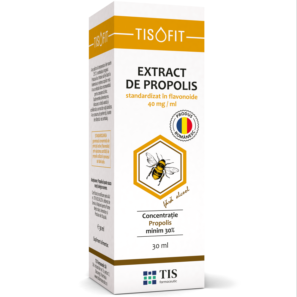 Extract de Propolis Tisofit, 30 ml, Tis Farmaceutic