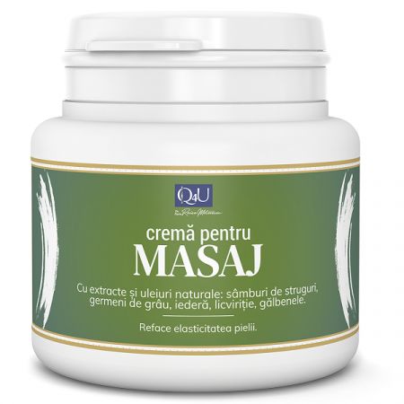Crema pentru masaj Q4U, 500 ml - Tis Farmaceutic