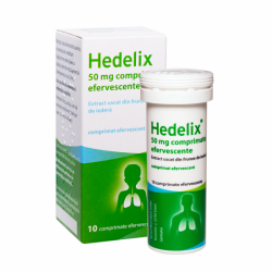Hedelix, 50 mg, 10 comprimate efervescente, Krevel