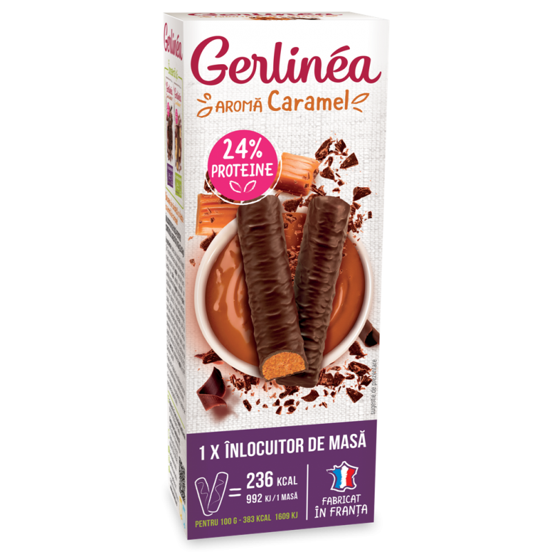 Batoane cu caramel, 62 g, Gerlinea 