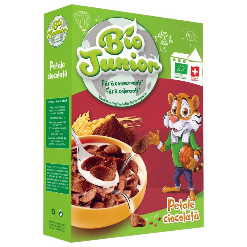 Cereale Bio Junior petale ciocolata, Nutritiva