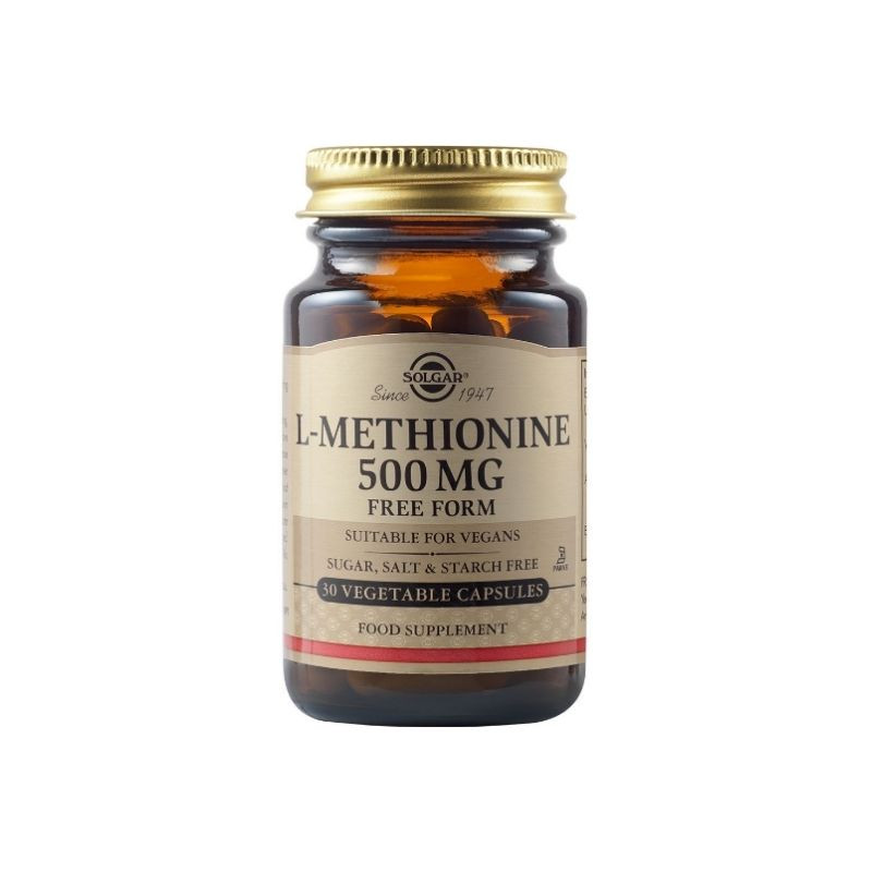 L-Metionina 500 mg, 30 capsule, Solgar