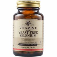 Vitamina E cu Seleniu fara drojdie, 50 capsule, Solgar