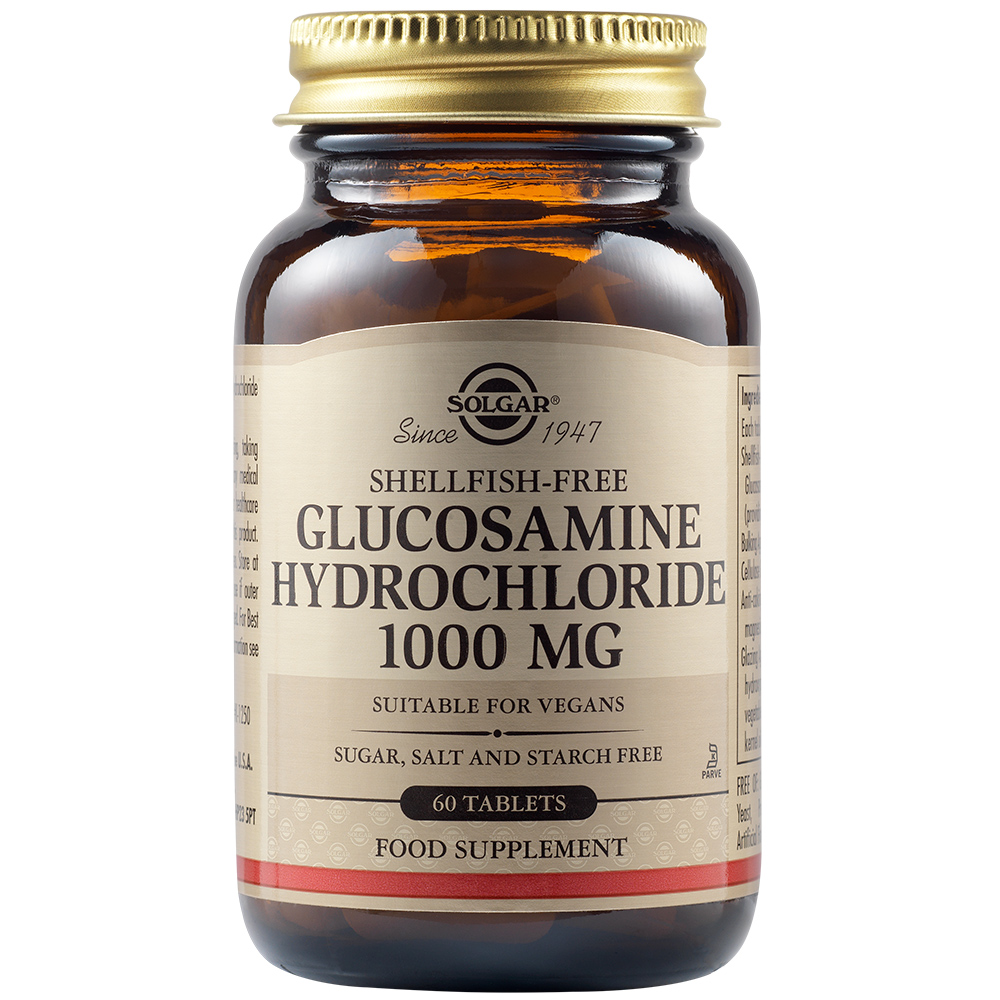 Hidroclorura de glucozamina 1000 mg, 60 tablete, Solgar