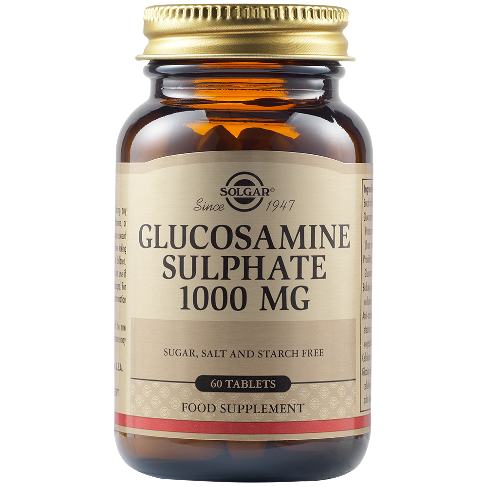 Sulfat de glucozamina 1000 mg, 60 tablete, Solgar