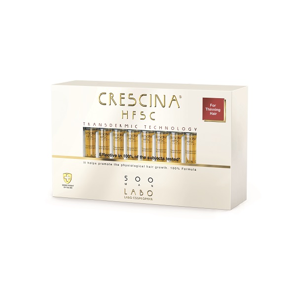 Crescina Transdermic Re-Growth HFSC 500 MAN, 20 FIOLE, Labo