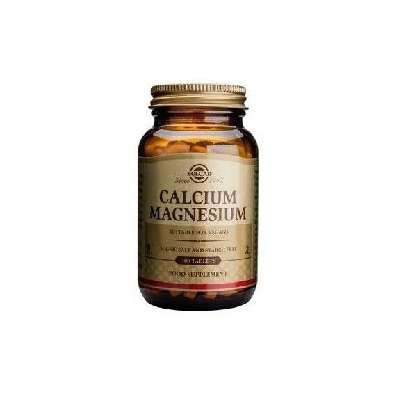 Calcium  Magnesium, 100 tablete, Solgar