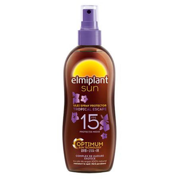 Ulei spray pentru bronzare rapida SPF 15 Tropical Escape Optimum Sun, 150 ml