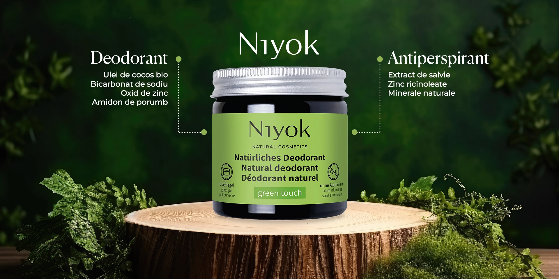 Niyok Deodorante Naturale Banner
