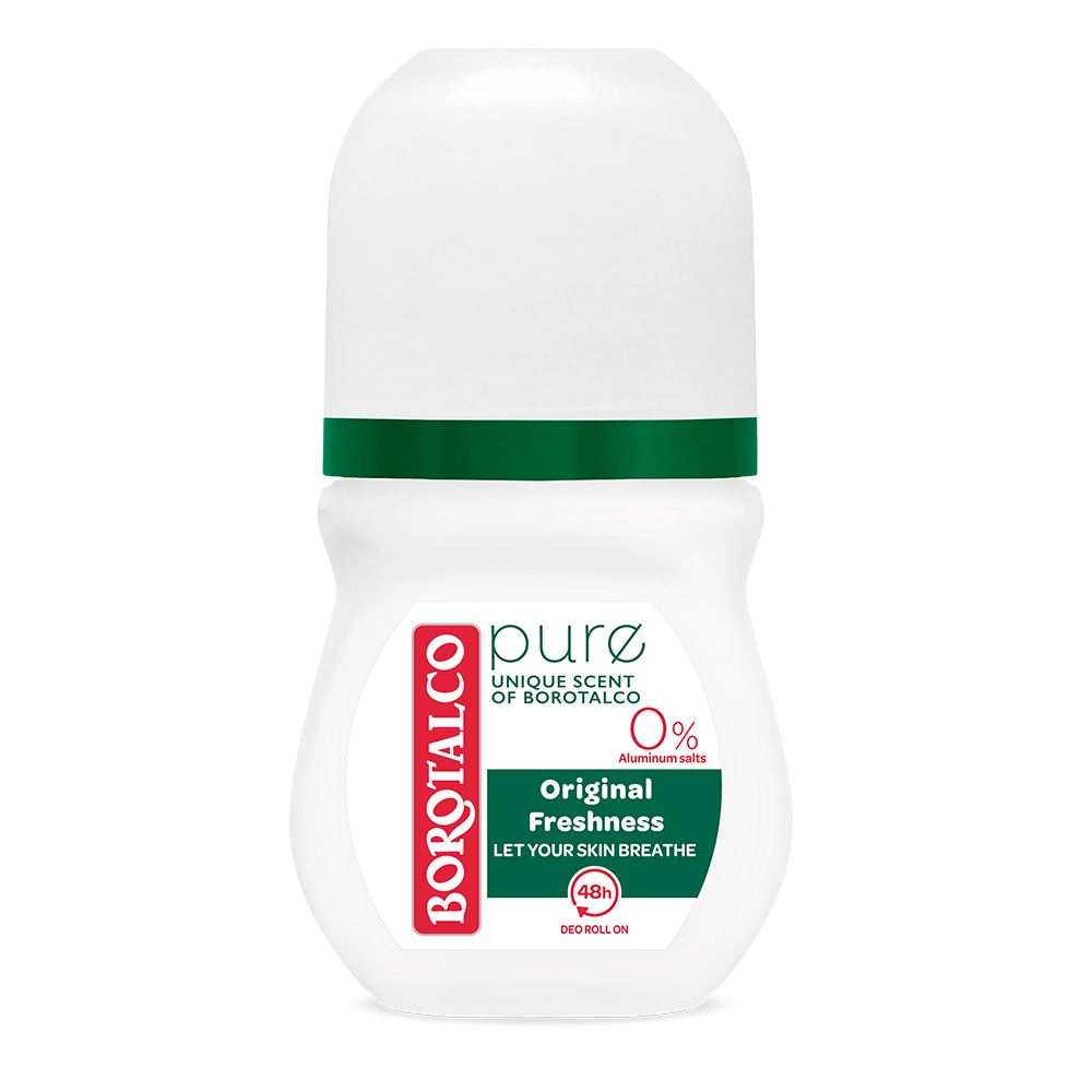Deodorant roll-on Pure Original, 50 ml, Borotalco
