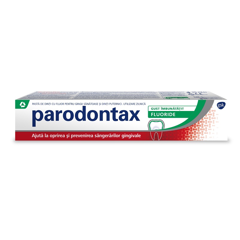 Pasta de dinti Fluoride Parodontax, 75 ml, Gsk