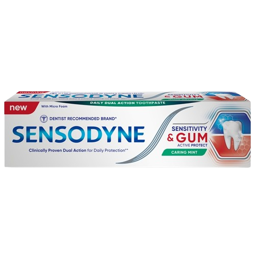 Pasta de dinti Sensitivity & Gum Caring Mint, 75 ml, Sensodyne