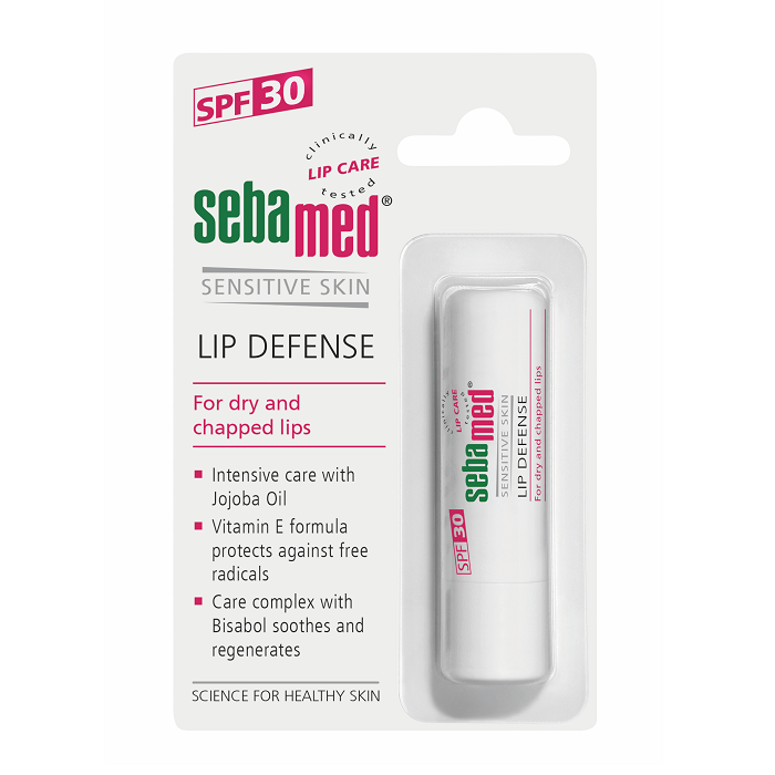 Balsam dermatologic protector pentru buze cu SPF 30, 4.8 g, Sebamed