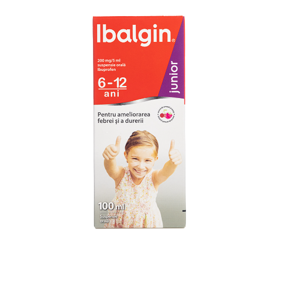 Ibalgin Junior, 200 mg/5ml suspensie orala, 100 ml, Sanofi
