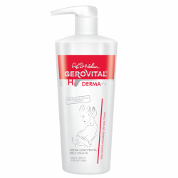 Crema corp pentru piele uscata H3 Derma+, 500 ml, Gerovital