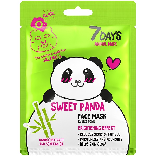 Masca de fata Sweet Panda, 28g, 7 Days