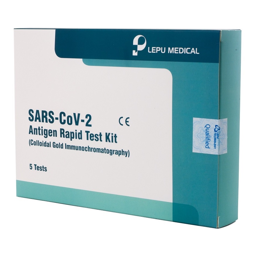Test rapid antigen COVID-19, 5 bucati, Lepu Medical