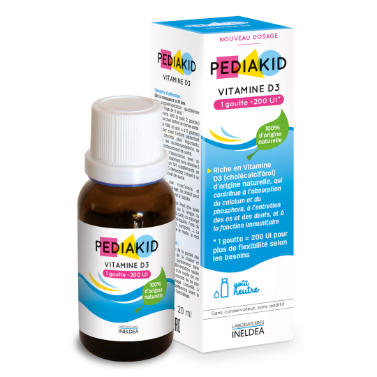 Picaturi Vitamine D3, 20 ml, Pediakid