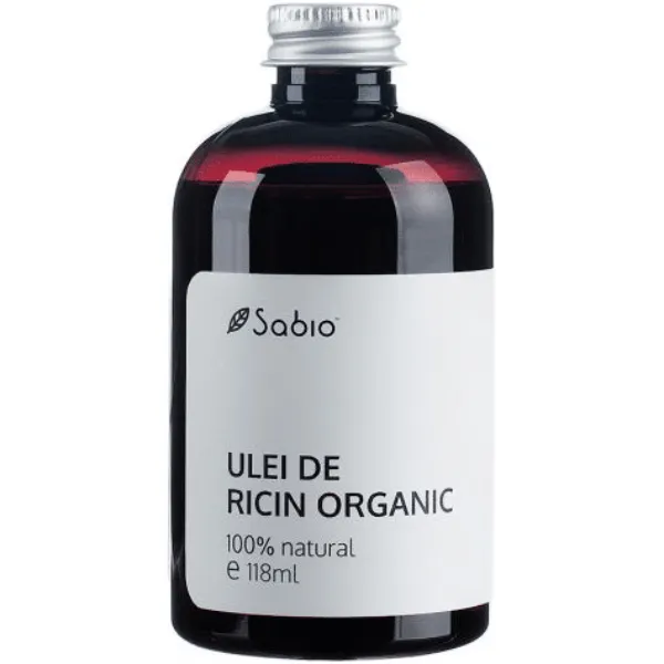 Ulei de ricin Organic, 118 ml, Sabio