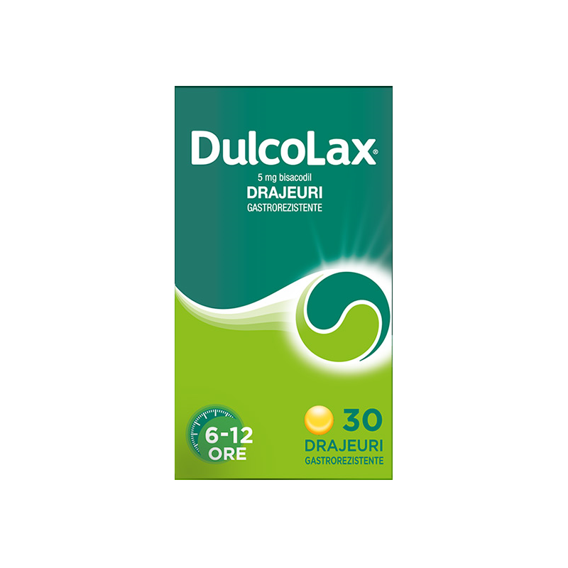 Dulcolax, 5 mg, 30 drajeuri gastrorezistente, Sanofi