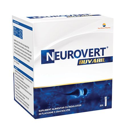 Neurovert buvabil, 20 flacoane - Sun Wave Pharma