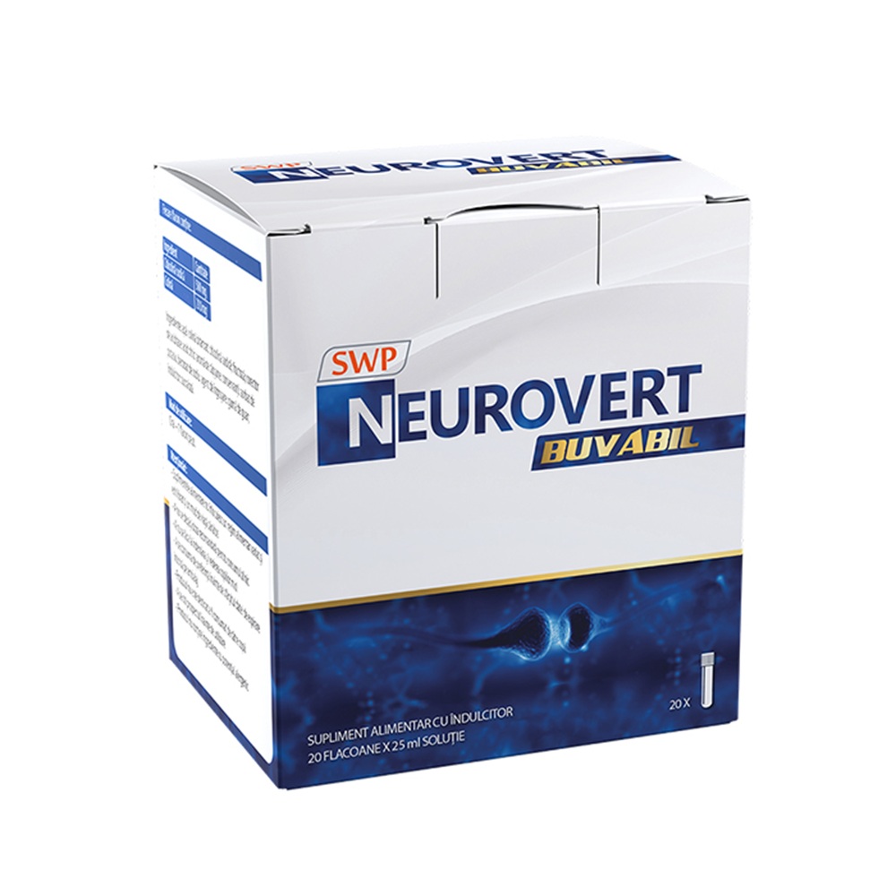 Neurovert buvabil, 20 flacoane, Sun Wave Pharma