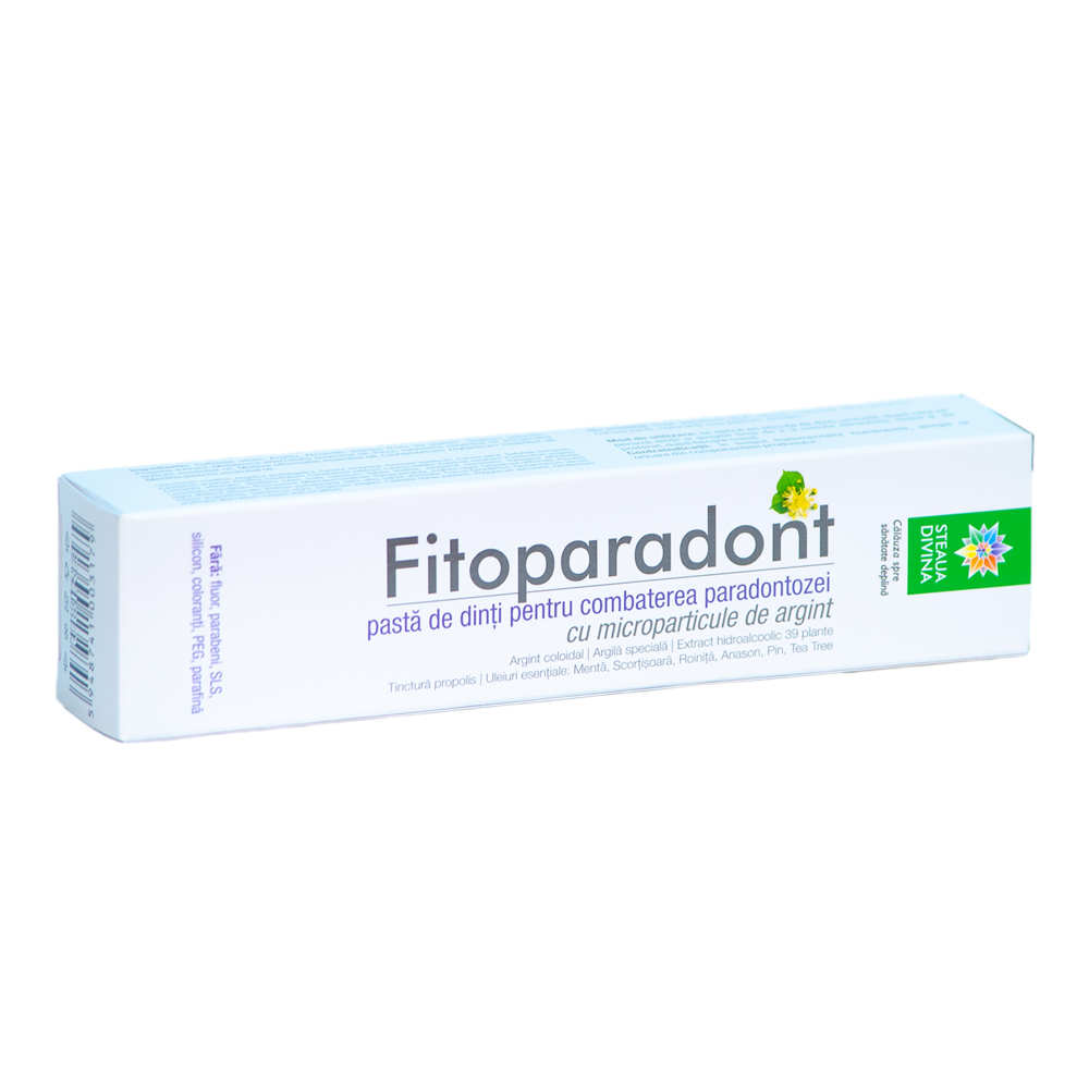 Pasta de dinti Santoral Fitoparodont, 100 ml, Steaua Divina