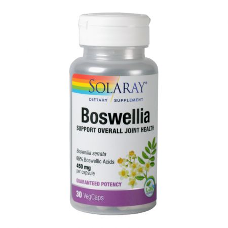 Boswellia 450 mg Solaray, 30 capsule vegetale - Secom
