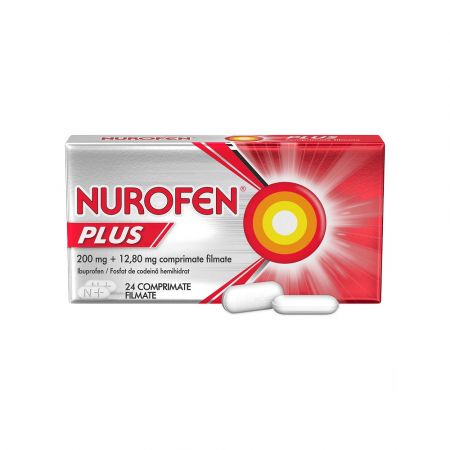 Nurofen Plus, 24 tablete, Reckitt Benckiser Healthcare