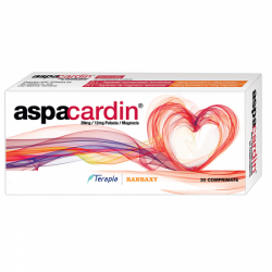 Aspacardin, 39 mg/12, 30 comprimate, Terapia