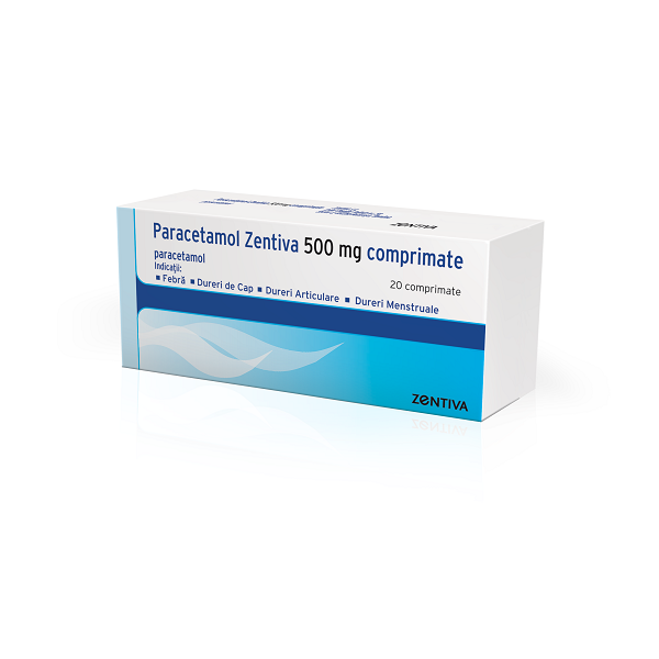Northwest Zoom in Umeki Paracetamol, 500 mg, 20 comprimate, Zentiva : Farmacia Tei online