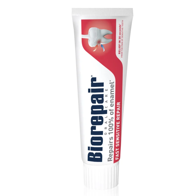 Pasta pentru dinti sensibili  Biorepair Fast Sensitive Repair, 75 ml, Coswell