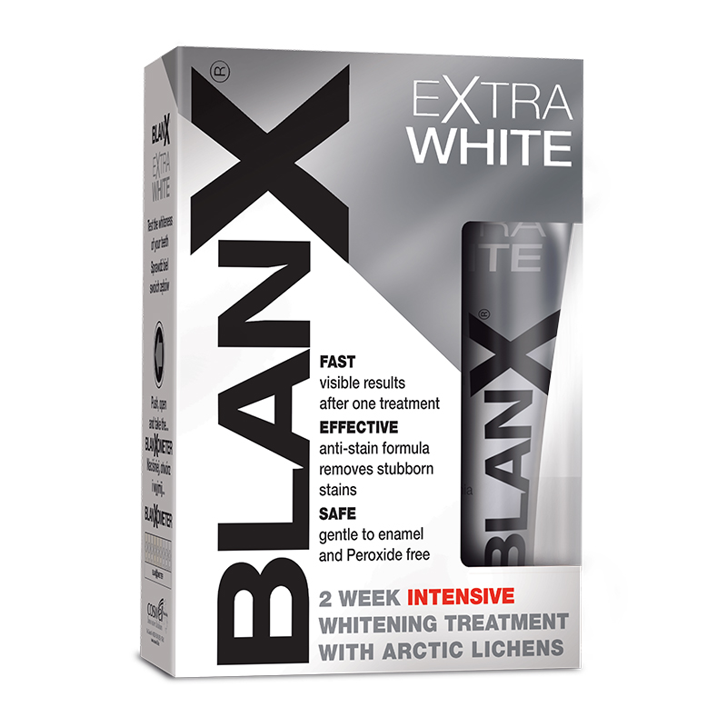 Pasta de dinti pentru albire intensiva Extra White BlanX, 50 ml, Coswell