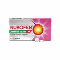Nurofen Immedia Ultra, 400 mg, 24 drajeuri, Reckitt Benckiser