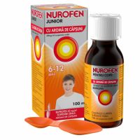 Nurofen Junior cu aroma de capsuni, 6-12 ani, 100 ml, Reckitt Benckiser Healthcare