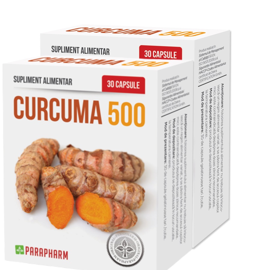 Curcuma 500, 30+30 capsule, Parapharm